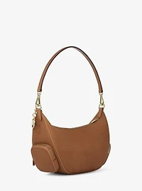 Merritt Medium Suede Convertible Shoulder Bag