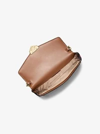 Soho Small Printed Signature Logo Convertible Crossbody Bag