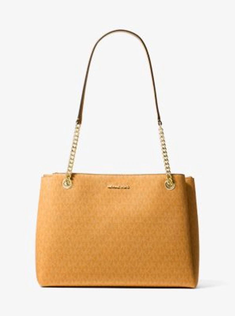 Soho Medium Signature Logo Tote Bag