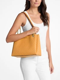 Soho Medium Signature Logo Tote Bag