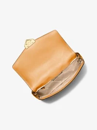 Soho Large Studded Signature Logo Shoulder Bag