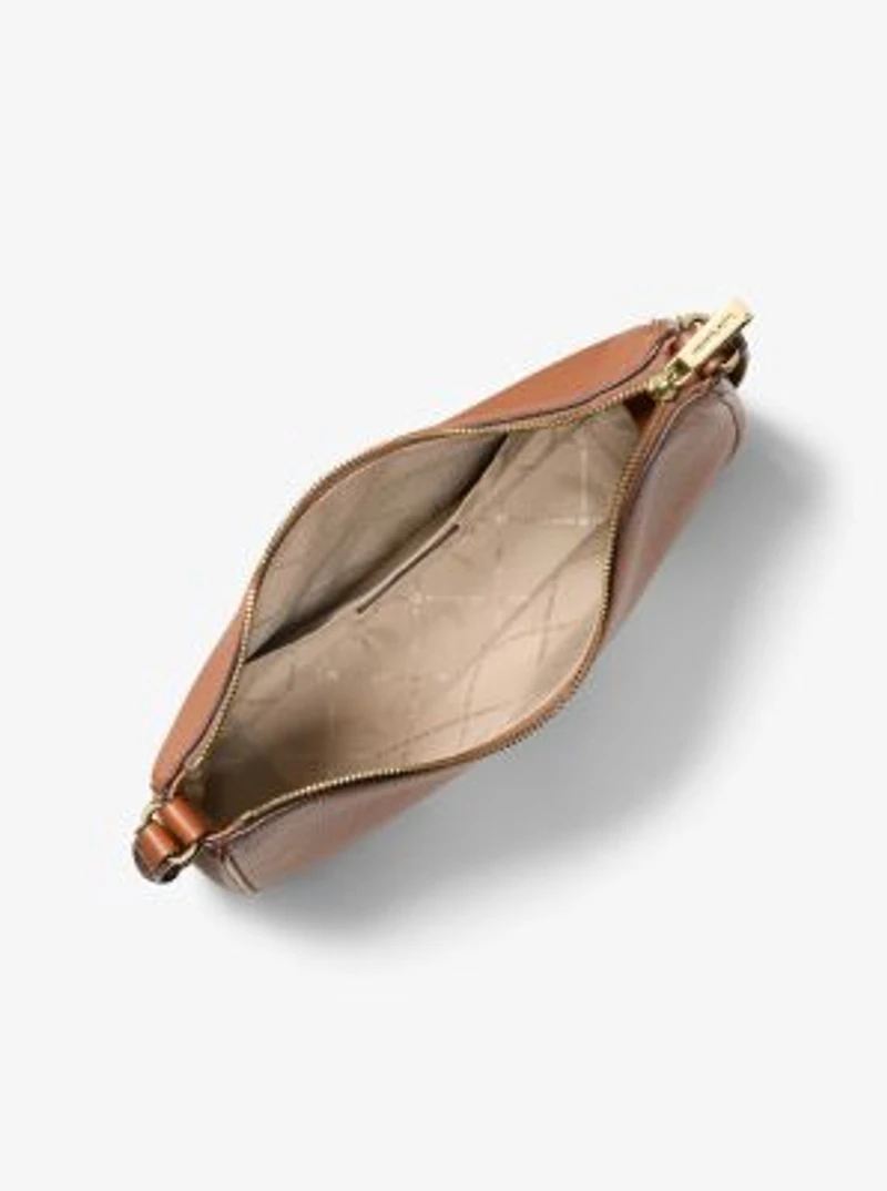 Nayla Medium Pebbled Leather Messenger Bag