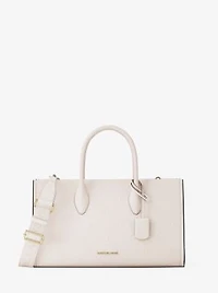 Mirella Medium Logo Debossed Satchel