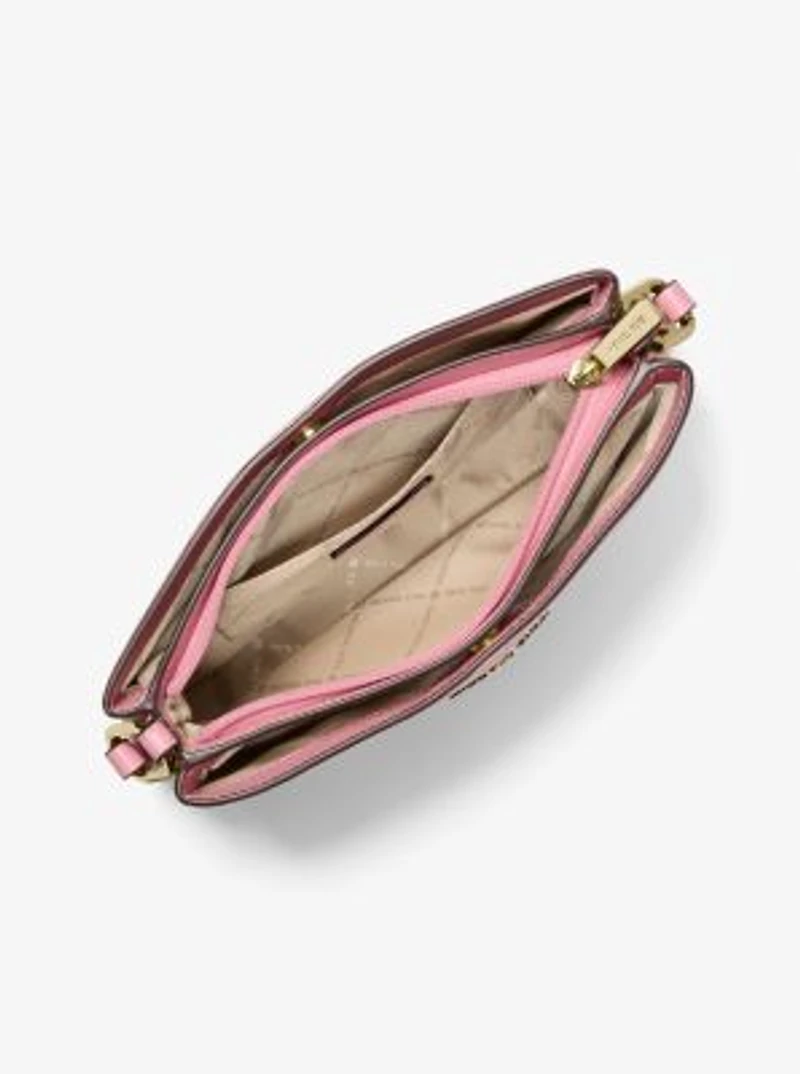 Trisha Pebbled Leather Crossbody Bag With Pouch