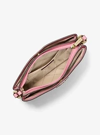 Trisha Pebbled Leather Crossbody Bag With Pouch