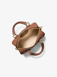 Grayson Small Pebbled Leather Duffel Crossbody Bag