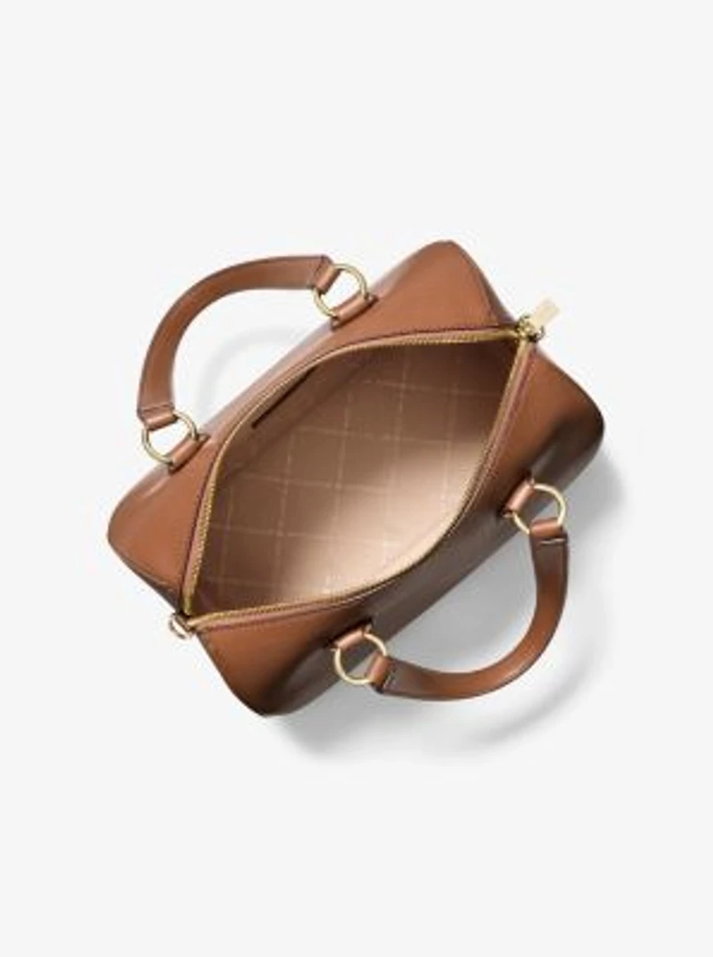 Grayson Medium Pebbled Leather Duffel Bag