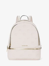 Rhea Medium Logo Debossed Backpack