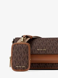 Jet Set Travel Small Signature Logo Crossbody Bag With Pouch