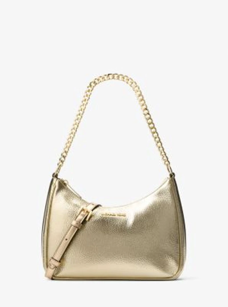 Jet Set Travel Large Metallic Convertible Crossbody Bag