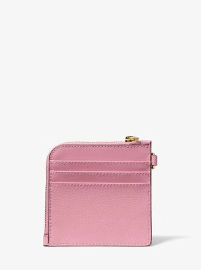 Jet Set Travel Pebbled Leather Chain Wallet