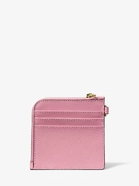 Jet Set Travel Pebbled Leather Chain Wallet