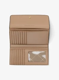 Jet Set Travel Large Signature Logo Tri-Fold Wallet