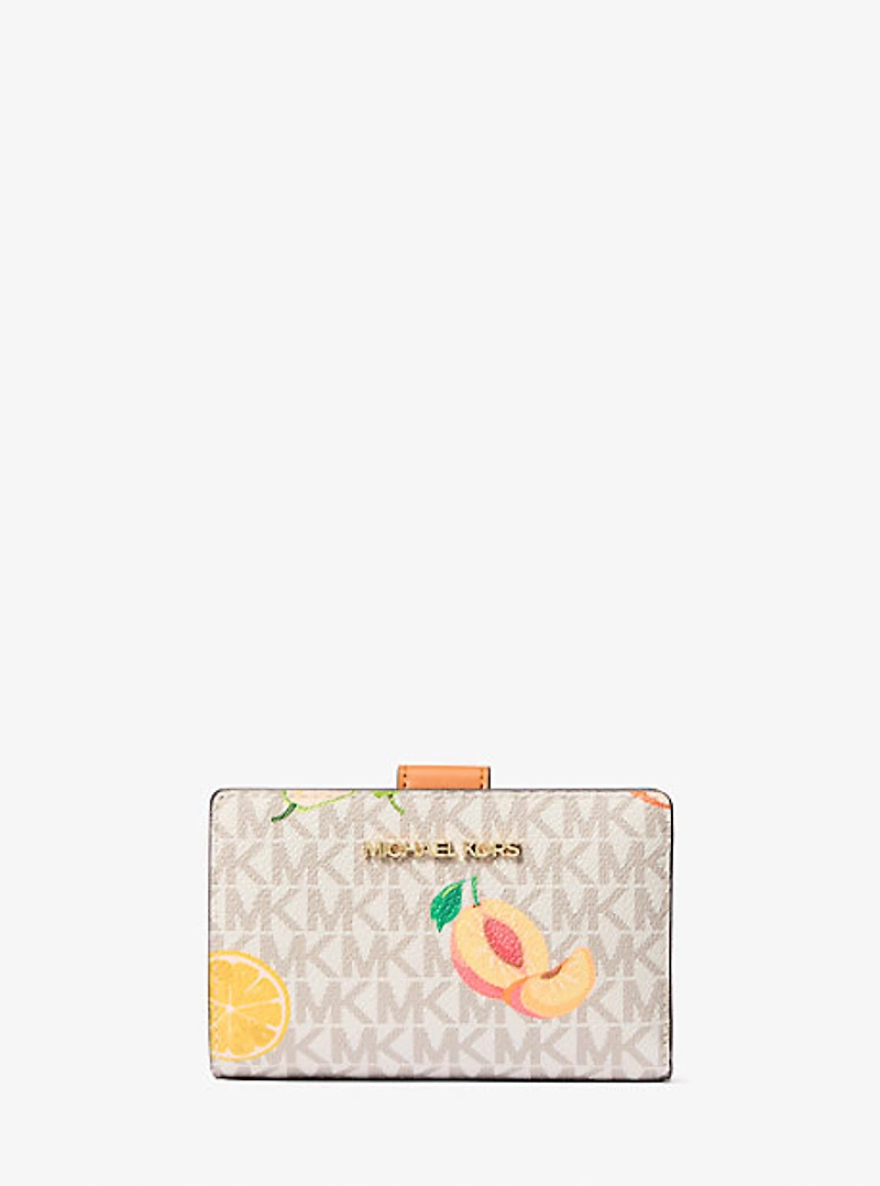 Jet Set Travel Printed Signature Logo Wallet