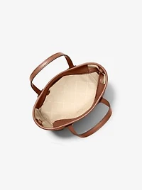 Eva Extra-Small Striped Signature Logo Convertible Tote Bag