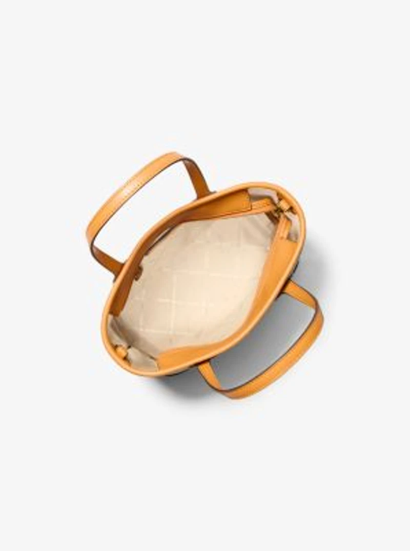 Eva Extra-Small Printed Signature Logo Convertible Tote Bag