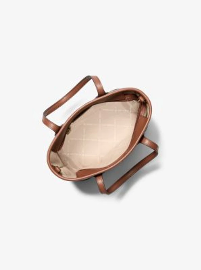 Eva Extra-Small Printed Signature Logo Convertible Tote Bag