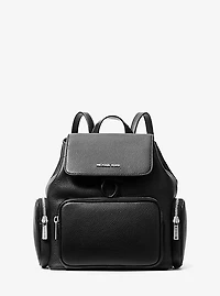 Merritt Small Pebbled Leather Cargo Backpack
