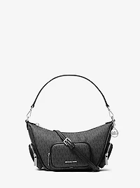 Merritt Small Signature Logo Convertible Crossbody Bag