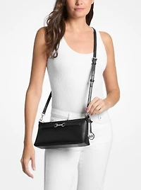 Carson Small Pebbled Leather Convertible Crossbody Bag