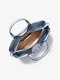 Carson Medium Floral Laser Cut Satchel