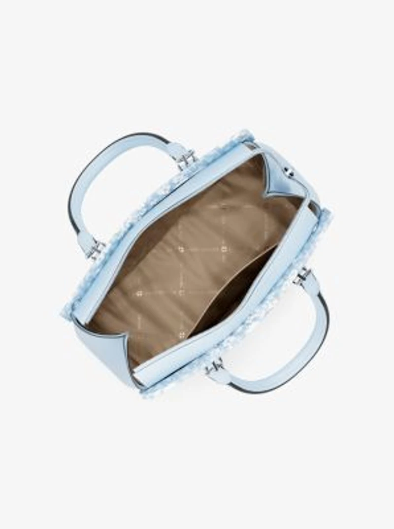 Marilyn Medium Printed Signature Logo Satchel