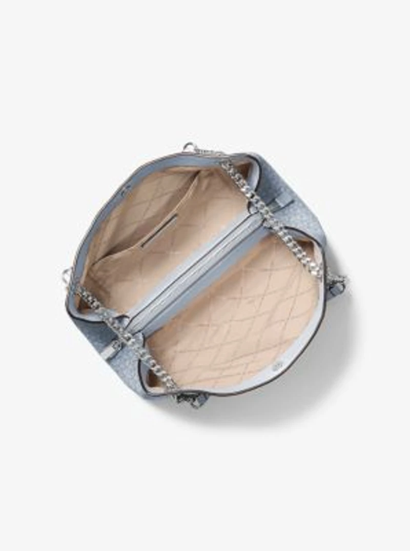 Christina Medium Signature Logo Shoulder Bag