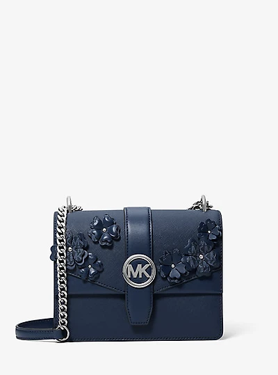 Greenwich Small Floral Embellished Crossbody Bag