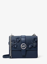 Greenwich Small Floral Embellished Crossbody Bag