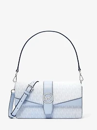 Greenwich Medium Signature Logo Shoulder Bag