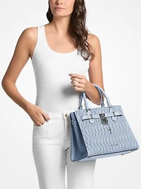 Hamilton Medium Matelassé Satchel