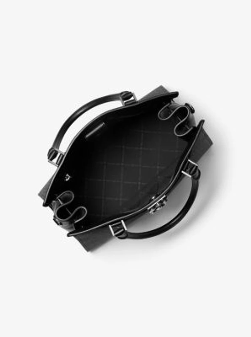 Hamilton Medium Signature Logo Satchel