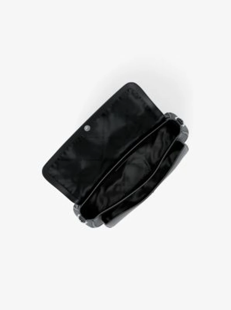 Jet Set Travel Small Pebbled Leather Crossbody Bag With Pouch