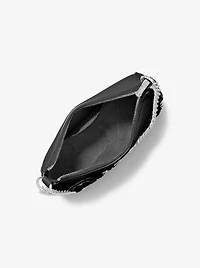 Jet Set Travel Large Floral Embellished Convertible Crossbody Bag