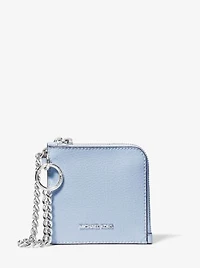 Jet Set Travel Medium Pebbled Leather Chain Wallet