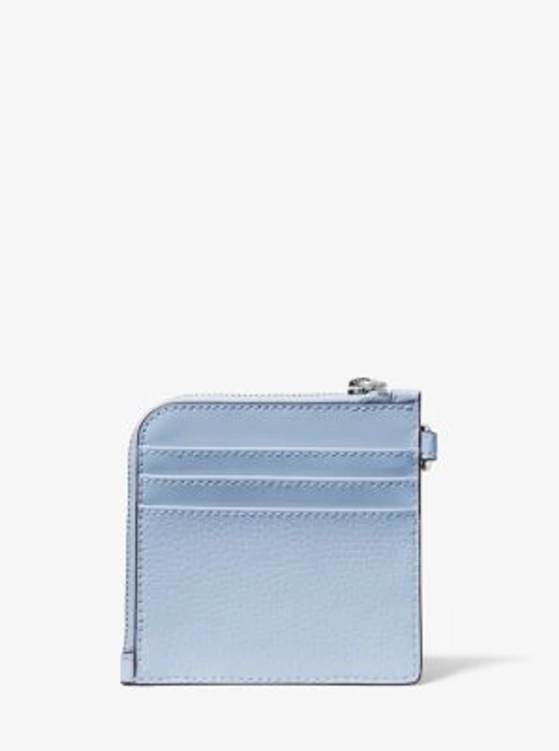 Jet Set Travel Medium Pebbled Leather Chain Wallet