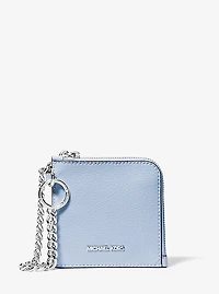 Jet Set Travel Medium Pebbled Leather Chain Wallet