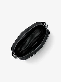 Jet Set Travel Large Logo Debossed Camera Crossbody Bag