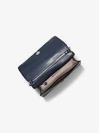 Jet Set Travel Woven Signature Logo Crossbody Bag