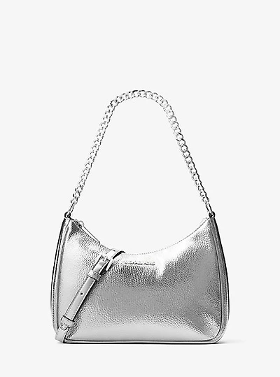 Jet Set Travel Large Metallic Convertible Crossbody Bag