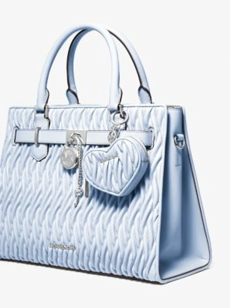 Jet Set Travel Matelassé Heart Coin Pouch