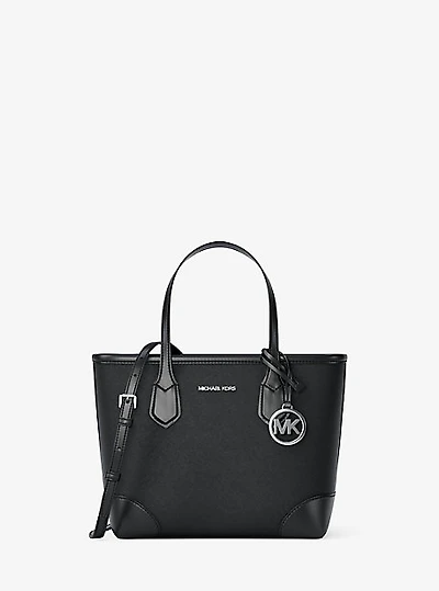 Eva Extra-Small Saffiano Leather Convertible Tote Bag