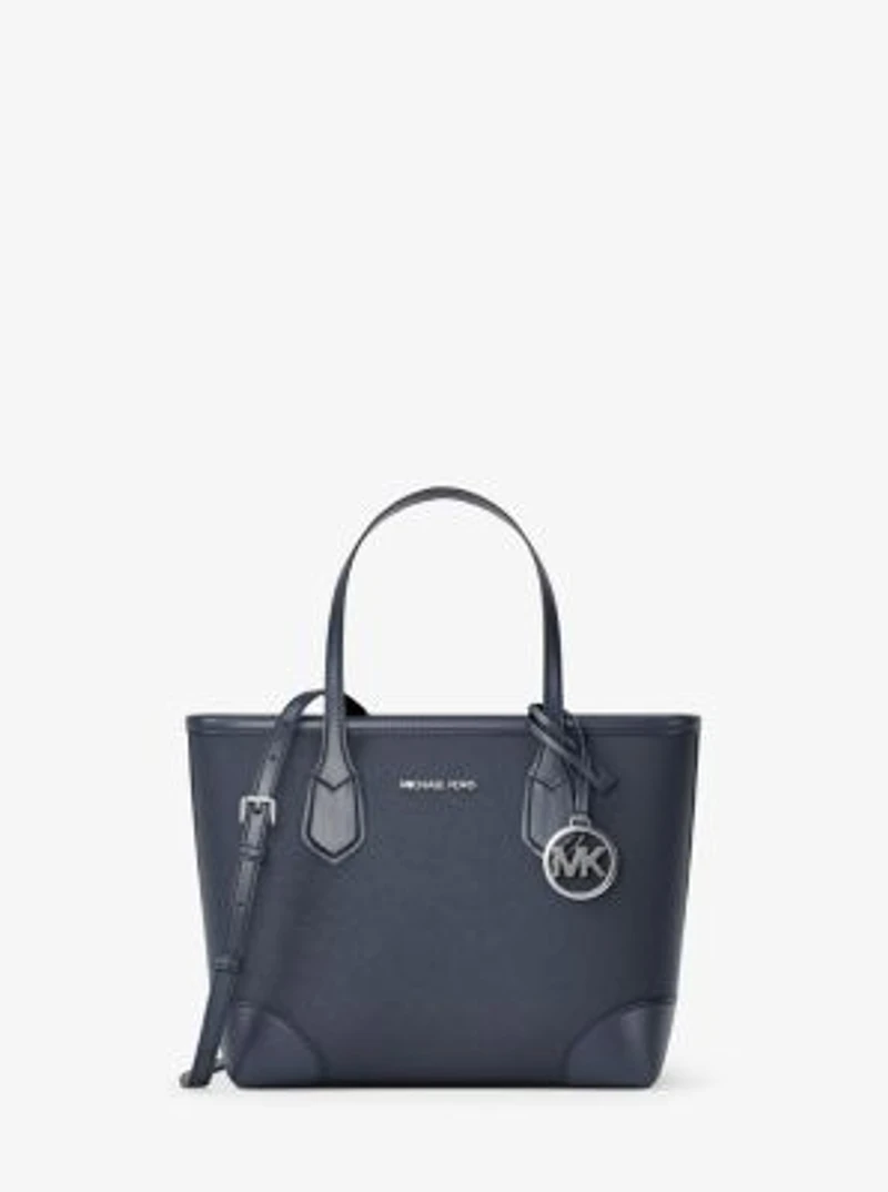 Eva Extra-Small Saffiano Leather Convertible Tote Bag