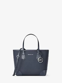 Eva Extra-Small Saffiano Leather Convertible Tote Bag