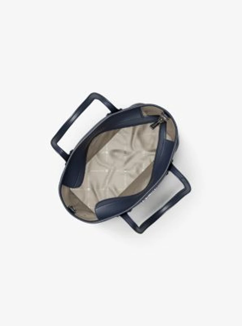 Eva Extra-Small Saffiano Leather Convertible Tote Bag