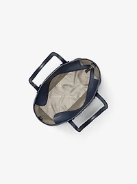 Eva Extra-Small Saffiano Leather Convertible Tote Bag