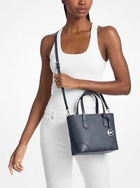 Eva Extra-Small Saffiano Leather Convertible Tote Bag