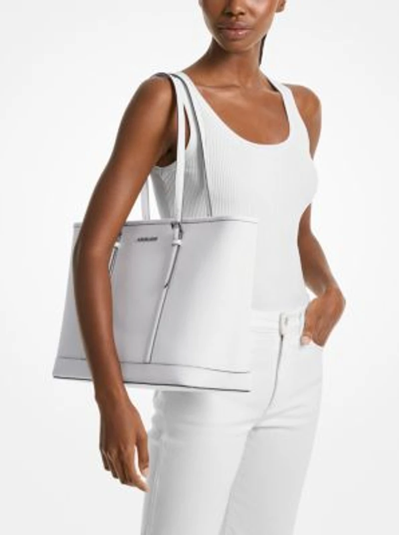 Jet Set Travel Large Saffiano Leather Tote Bag