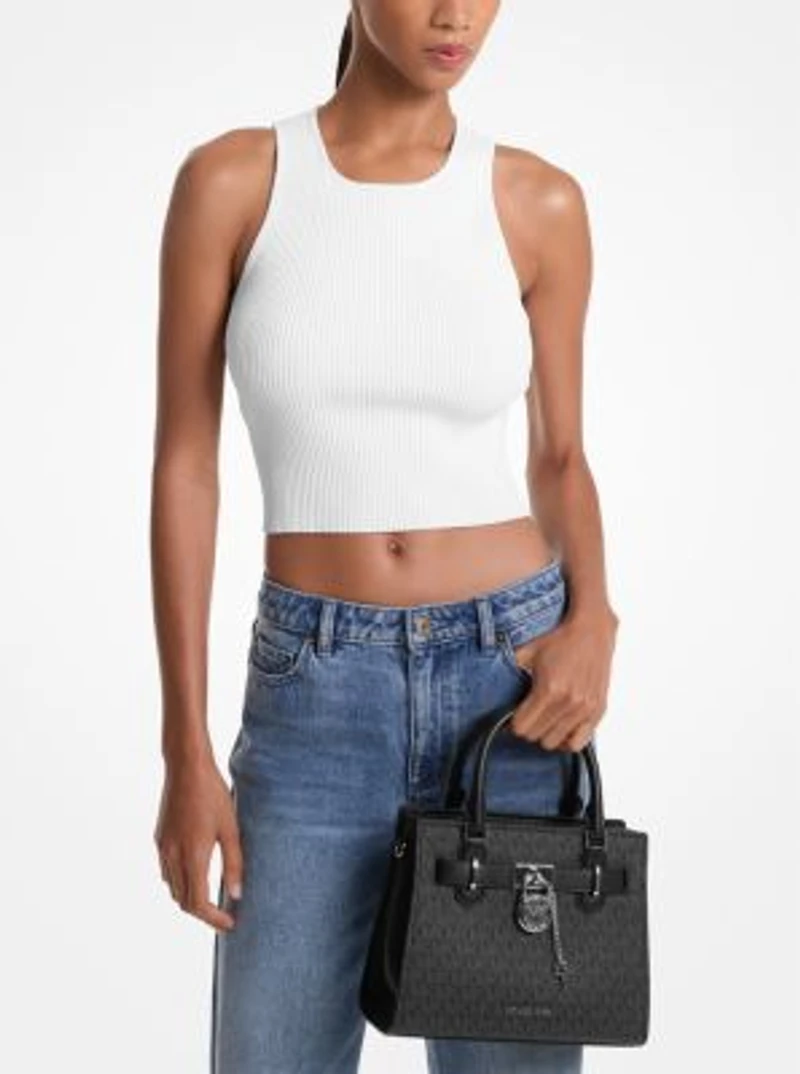 Hamilton Small Signature Logo Satchel