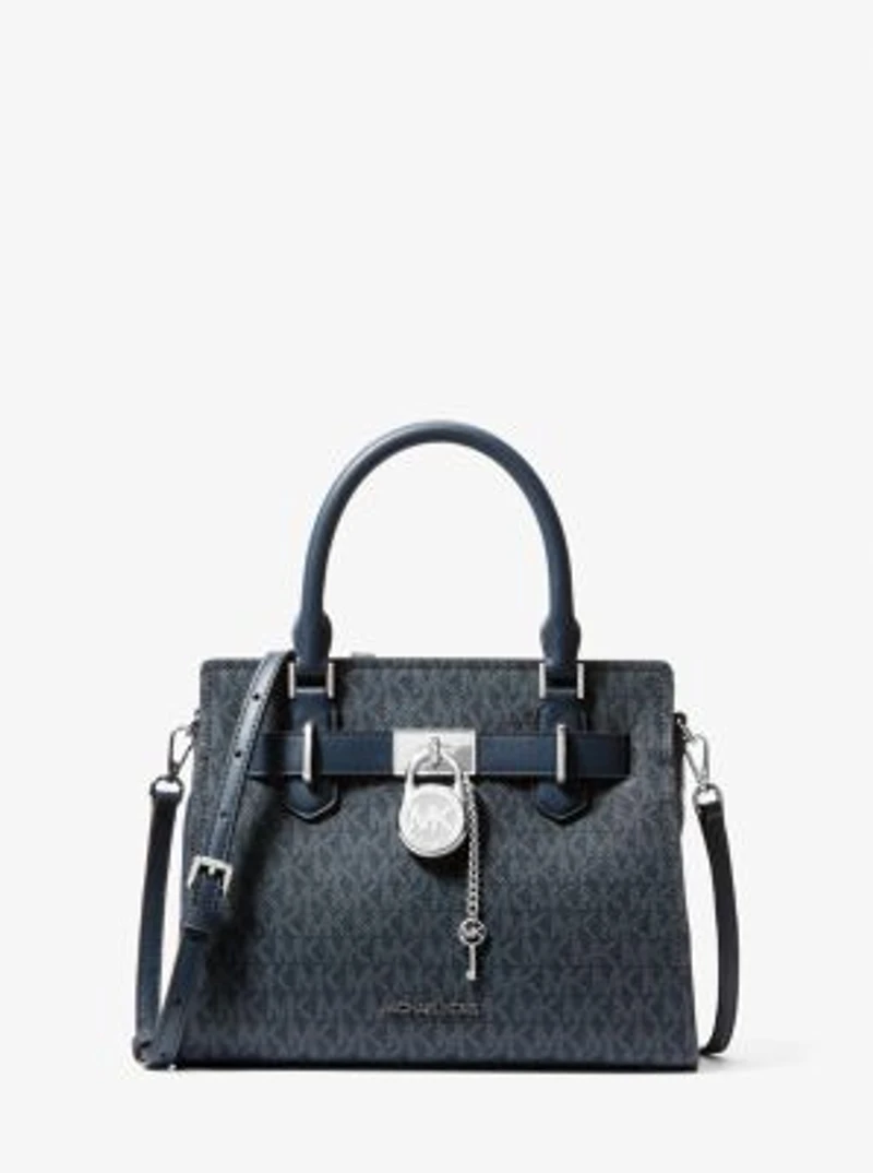 Hamilton Small Signature Logo Satchel